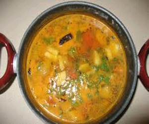 Pesara Pappu Bendakaya Pulusu